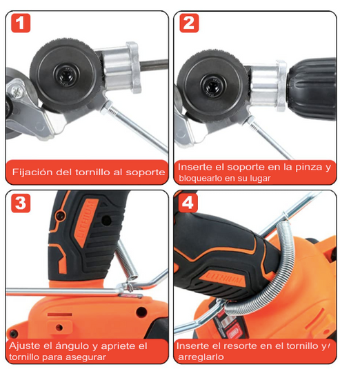 ComerFlow - Accesorio corta metal para taladro