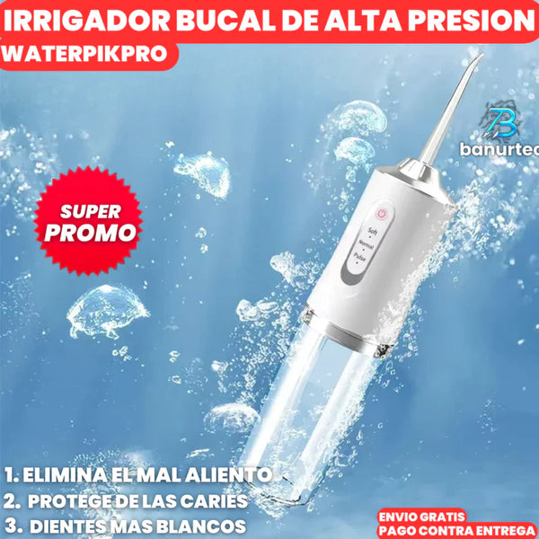 IRRIGADOR ORAL RECARGABLE DE ALTA PRESION